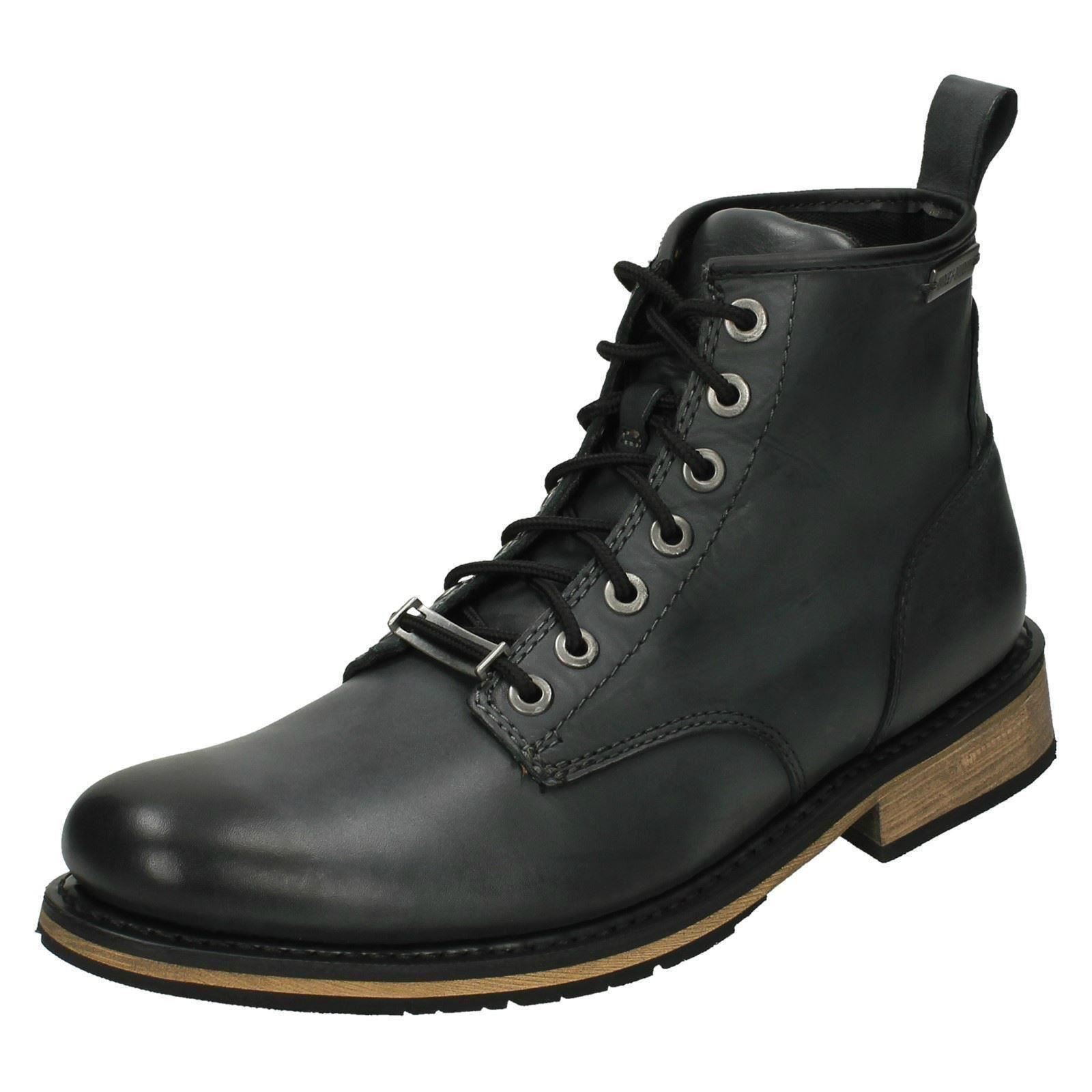 Harley Davidson 'Joshua' Cordón de Cuero para Hombre Equitación Correspondientes Harley Davidson 'Joshua' Cordón de Cuero para Hombre Equitación Correspondientes