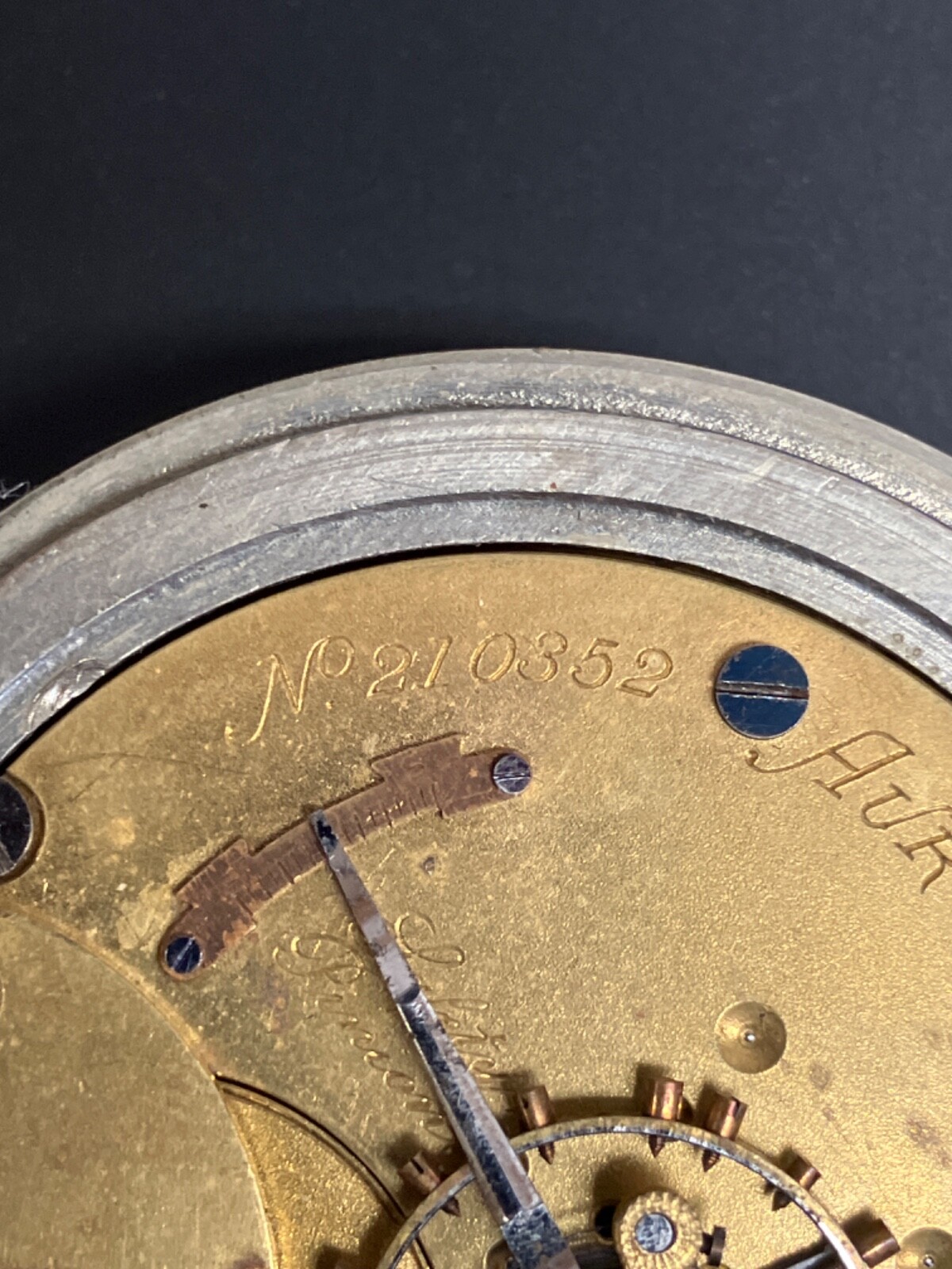 1889 Aurora Watch Co. pocket watch, 18 size eBay