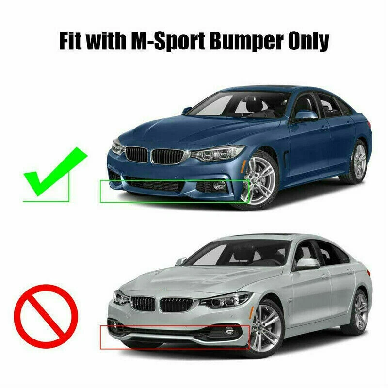 3Pcs For BMW 4 Series F32 F33 F36 428i 430i 435i M Sport Front Bumper Grilles US Foto 2 de 4