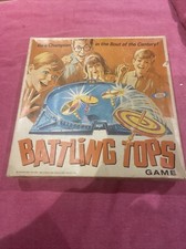 Vintage 'Battling Tops' Board Game Ideal (1968)