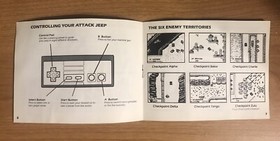 Jackal - Nintendo NES - Instruction Manual Booklet Only