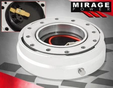 For Mazda Theft Prevention Steering Wheel Hub Adapter Quick Release Kit Silver