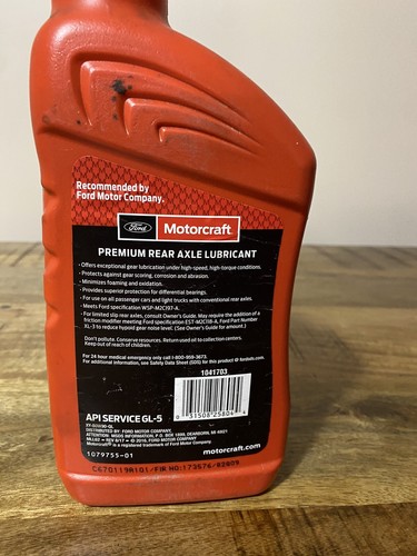 Ford motorcraft 80w90