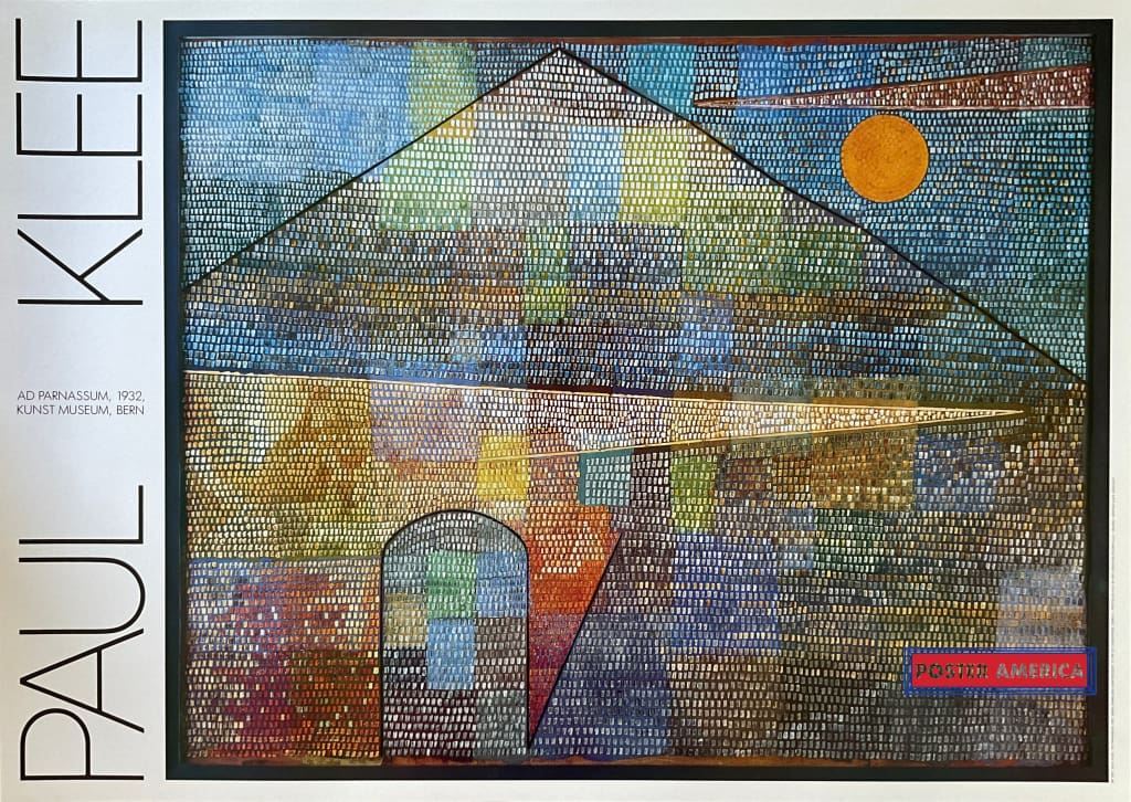 Paul Klee Ad Parnassum Vintage Italian Import Art Print 24 x 34 | eBay