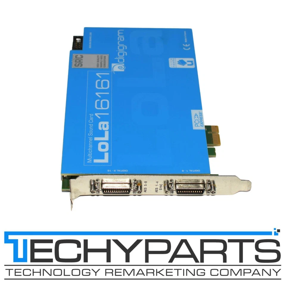 Digramm LOLA16161-SRC PCIe x1 Mehrkanal Digital Stereo Audio Karte mit SRC