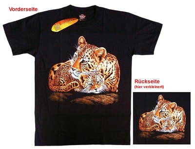 T-Shirt: Leopard Baby Gr. M Afrika Safari Zoo Raubkatze Natur Tiger Loepardo Neu