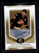 2020-21 SP Signature Edition Legends Gold Autographs Sergio Momesso Auto