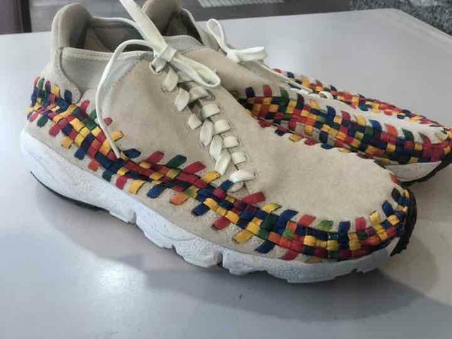 nike footscape woven chukka rainbow