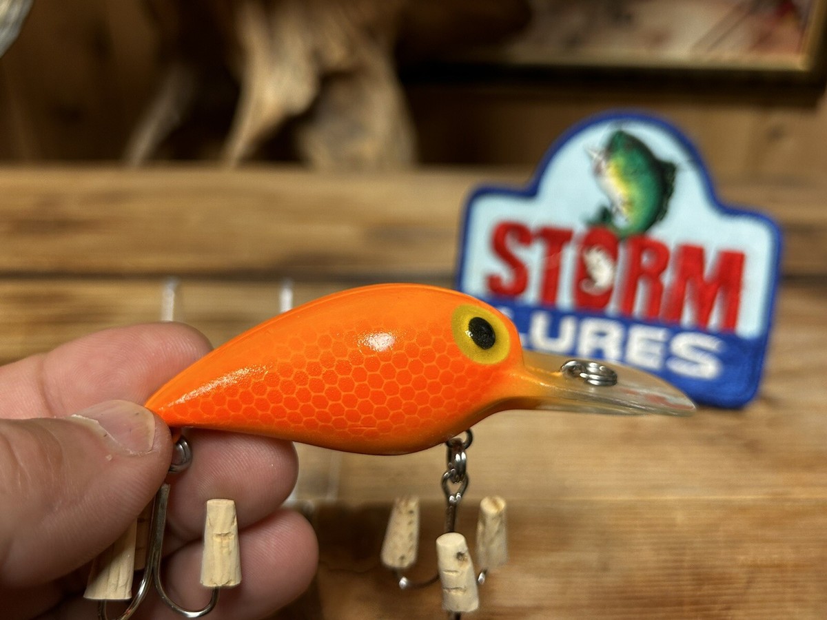 Vintage Storm Pre Rapala Magnum Wiggle Wart AV66 Salmon Bass