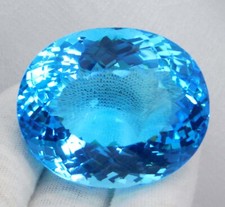 346.40 Ct Natural Santa Maria Blue Aquamarine Oval Cut Loose Gemstone CERTIFIED
