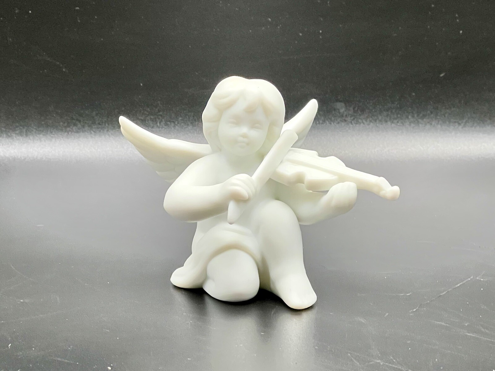 Rosenthal Studio-Haus Angel Cherub Figurine German Bisque Porcelain 2.5” Call
