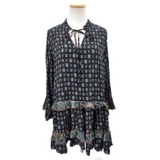 Shein oversized boho Long Sleeve Shift Style dress size Medium 