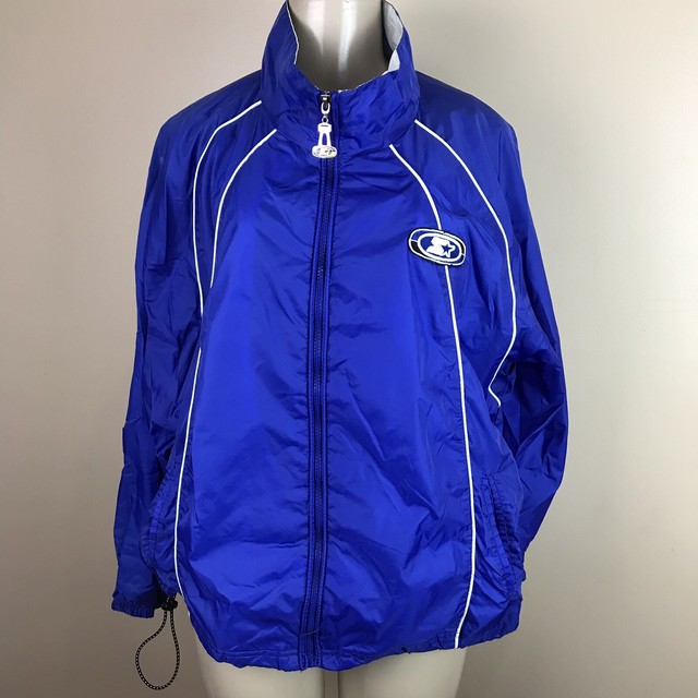 Vintage Authentic Starter Windbreaker Lightweight Blue Jacket Women’s