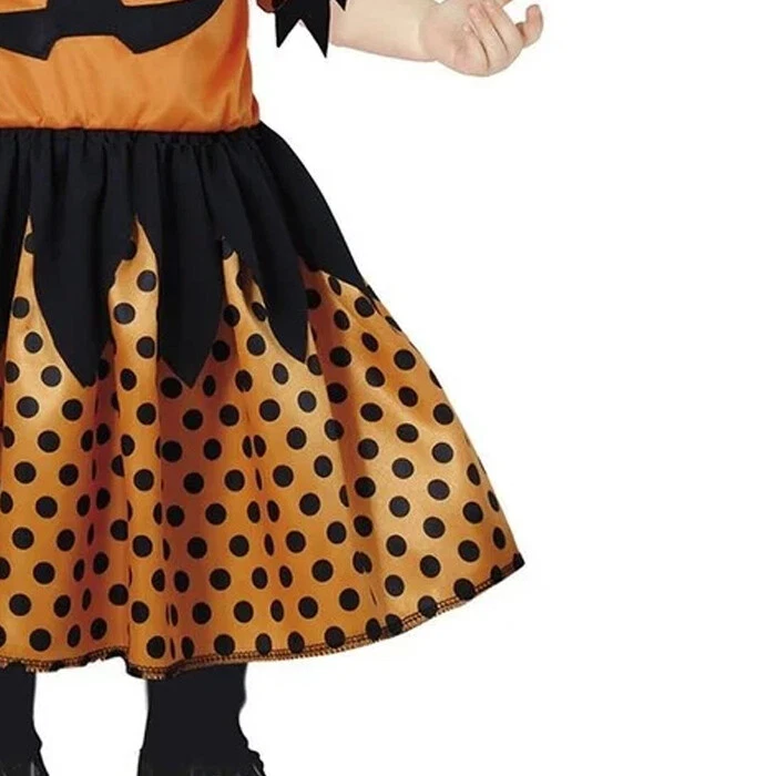 Costume da zucca di Halloween carnevale per neonato 18-24 mesi vestito zucchetta - Immagine 2 di 3