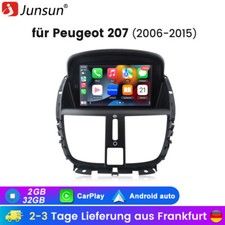 Autoradio 7" Carplay Android 13 per Peugeot 207 06-2015 Navigatore GPS WIFI DAB+ 2+32G
