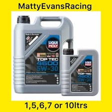 5w30 Engine Oil ACEA C3 Top Tec 4600 SN CF BMW LL VW MB Liqui Moly 2315 & 2316
