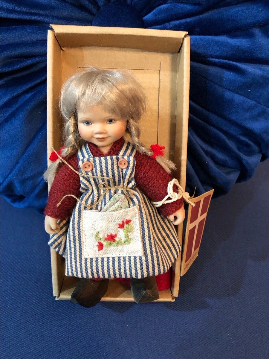 Vintage Doll Birgitte Frigast Porcelain Doll Danmark named Tilde 6