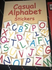 Teacher  s New UC Alphabet Stickers  2 New W/Out Cover, Books/Reading Stickers