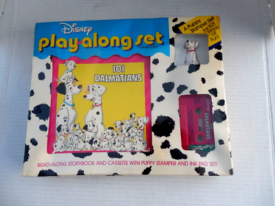 Disney Company 101 Dalmatians Play Along Set Cassette & Read Along
