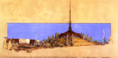 Mentalphysics Sanctuary   Frank Lloyd Wright   1923   Yucca Valley Architectural