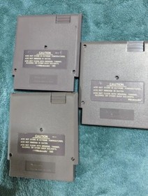 LOT OF 3 GAMES FOR THE NES Wheel of Fortune, Golf & Track and field 2