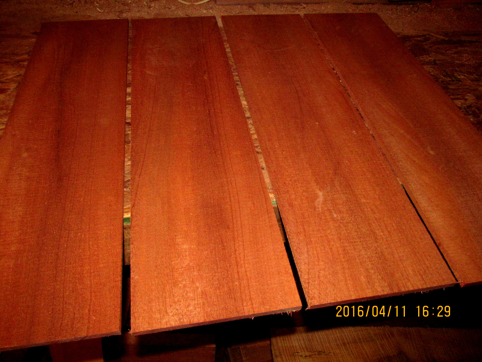 PACKAGES OF THIN PREMIUM KILN DRIED, SANDED EXOTIC AFRICAN MAHOGANY