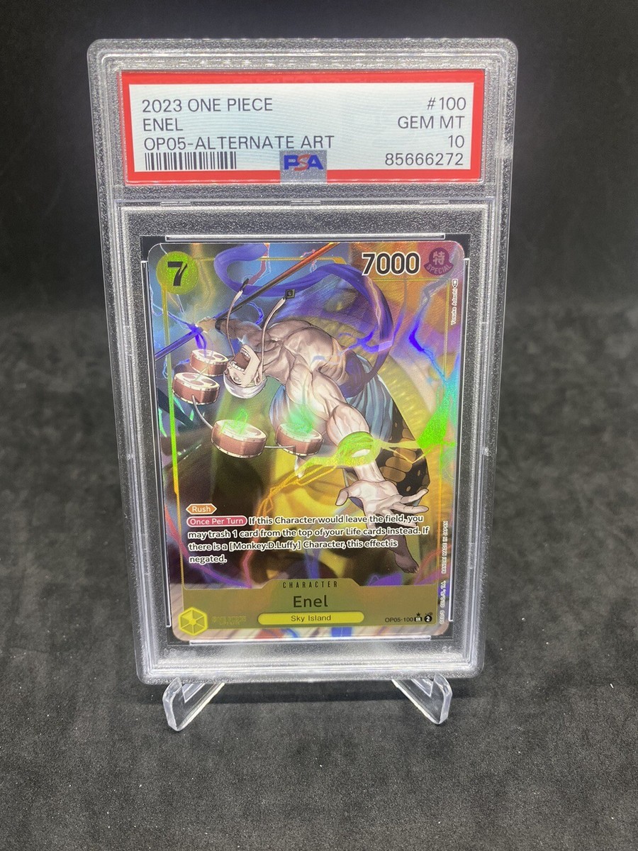 エネル SR SP(スペシャルカード) OP05-100　PSA10 PSA10】エネル SR SP(スペシャルカード) OP05-100 - メルカリ
