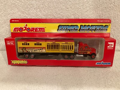 Majorette Super Movers - Magic Circus Semi Truck/Tractor & Trailer - HO Scale