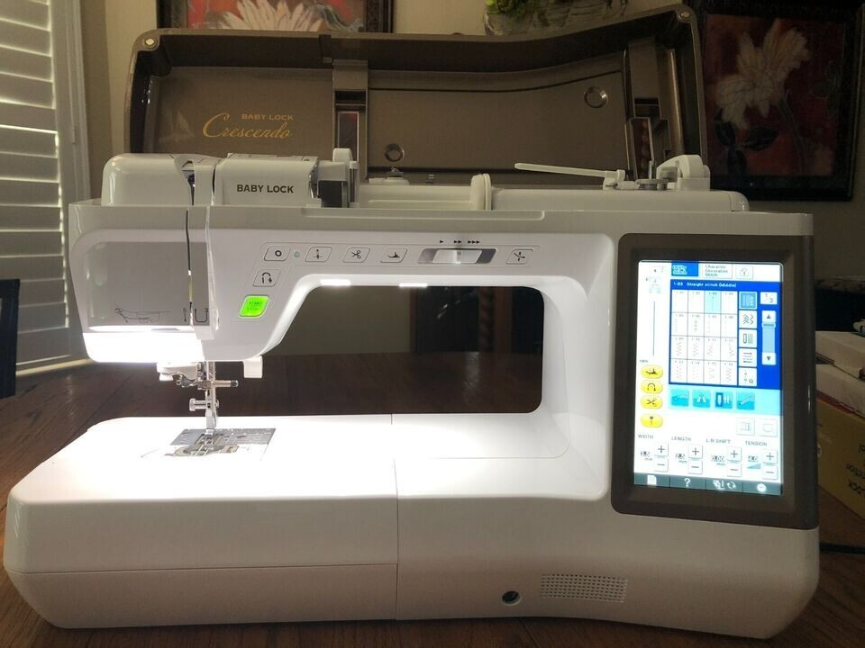 BABY LOCK CRESCENDO SEWING MACHINE eBay