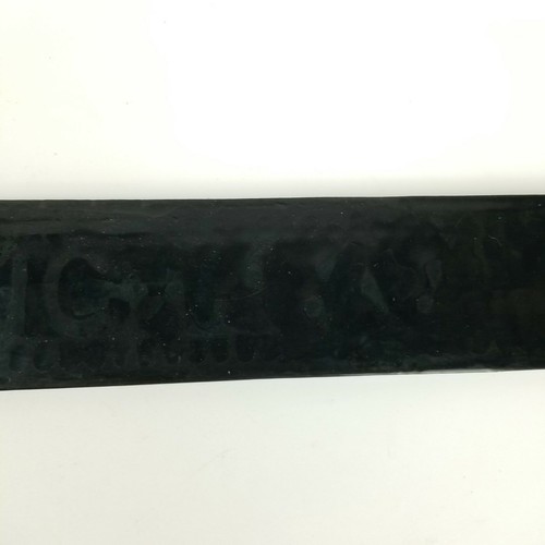STOLICHNAYA STOLI VODKA Rubber Bar Rail Spill Mat Approx 21"x 3.5" Black Orange - Picture 7 of 10