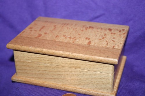 Vintage secret locking trinket box D