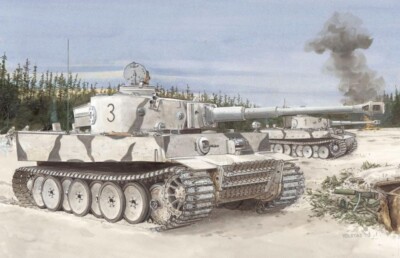 Dragon 1/35 Pzkpfw VI Ausf E Tiger I Initial Production Tank sPzAbt502   DML6600