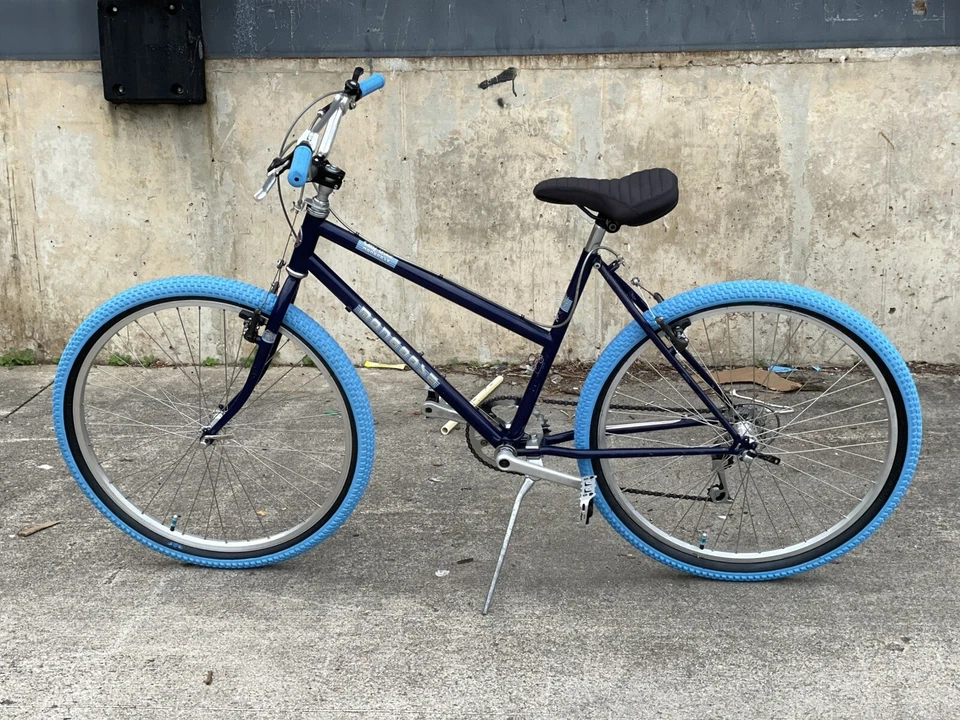 Bicicleta de ciudad Mongoose de colección reconstruida - 1x8 velocidad - neumáticos nuevos SE - acero MTB BMX Foto 4 de 4