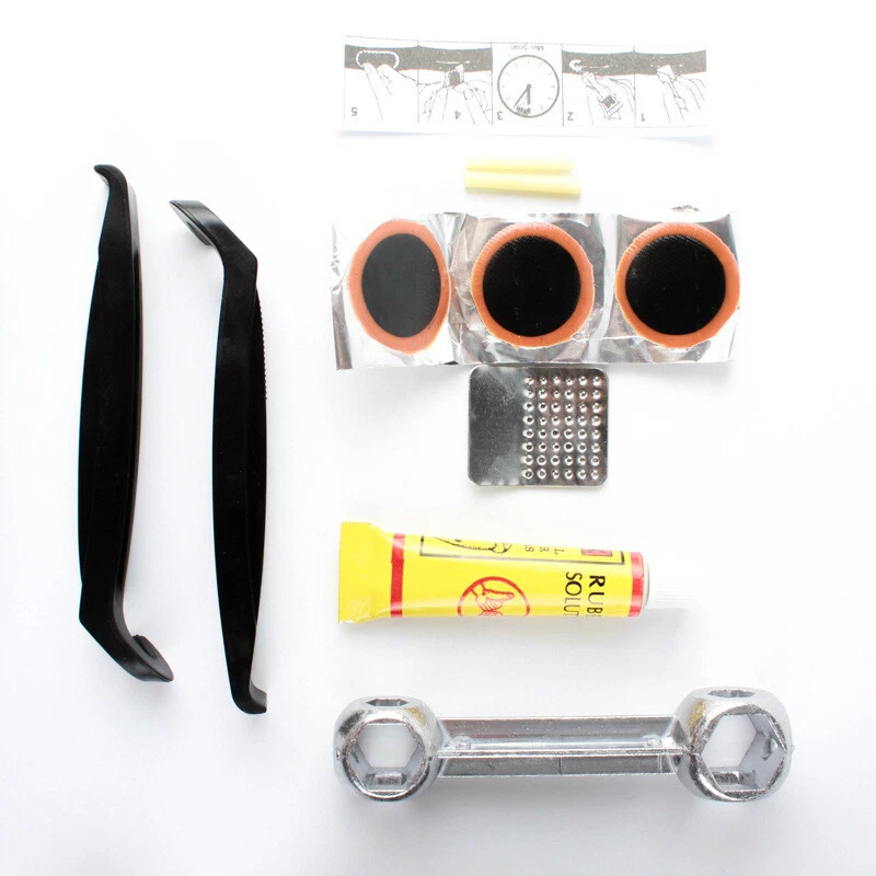 19pcs bicycle repair set repair kit bicycle repair kit puncture set tire repair - Image 3 of 4