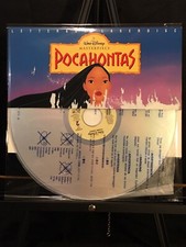 Disney's Pocahontas 1995 Animated Film Letterbox Laserdisc Movie Tested Works