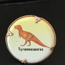 Tyrannosaurus Ring Vintage 1960's Hong Kong Gold Tone Adjustable Childs Ring