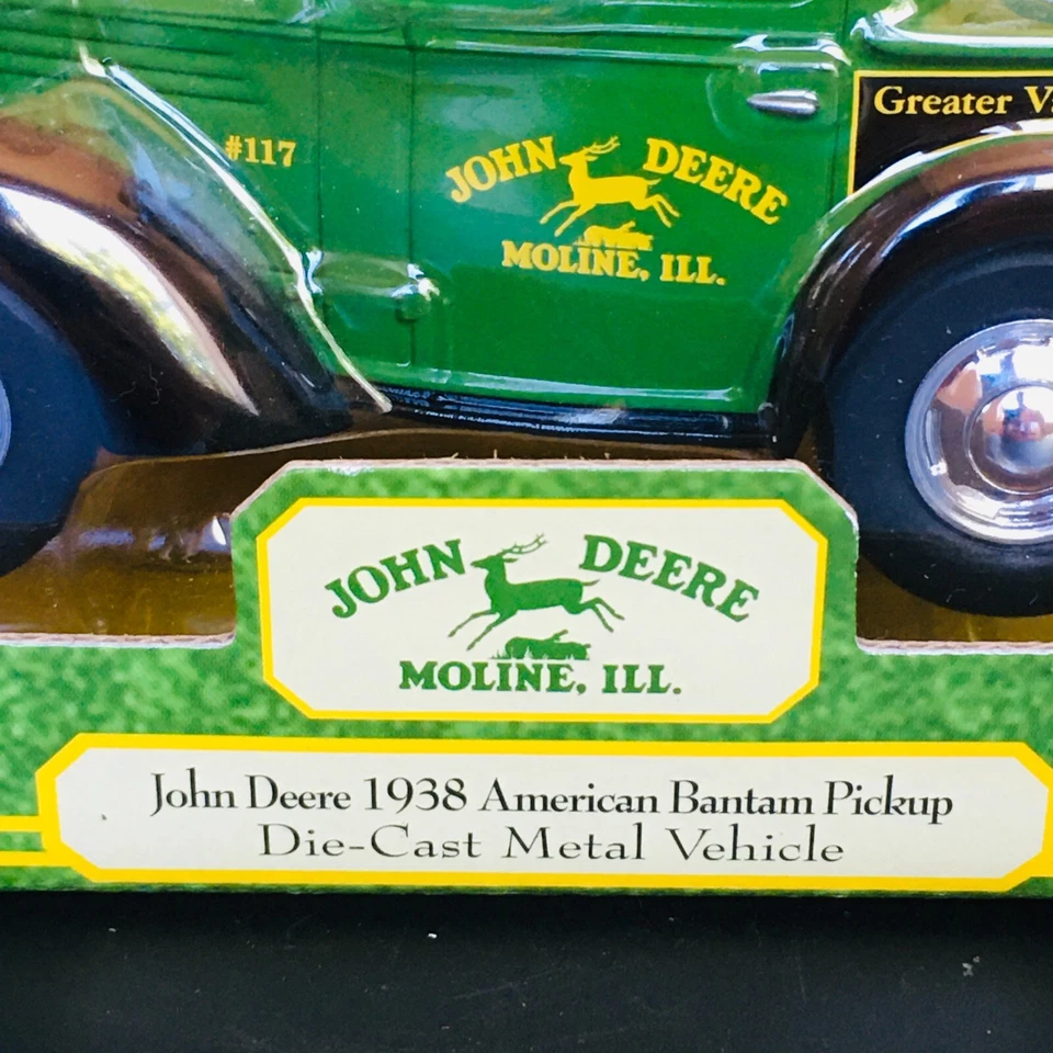 John Deer 1938 American Bantam Pickup Die Cast Vehicle NEW 2004 - Image 2 of 4