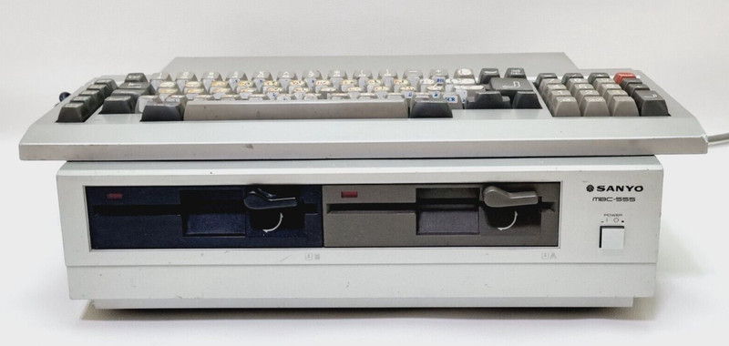 Vintage Sanyo MBC 555 Rare Personal Computer - For parts only