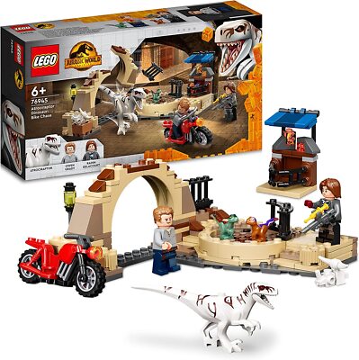 Lego Dinosauri Giochi LEGO Jurassic World 76945 Pursuit IN Moto Of