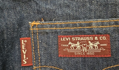 Vtg 70's Levi Strauss & Co Jeans Womens Juniors 27 × 34 Dark Wash Big Tab sz 11 - Picture 7 of 9