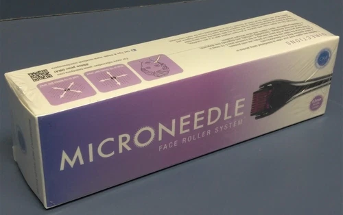 ORA Microneedle Dermal Face Roller System 540 Needles .5mm Needle Depth NEW