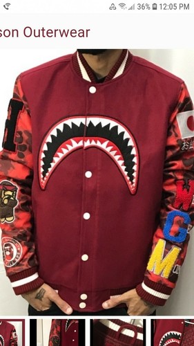we killed ape varsity jacket