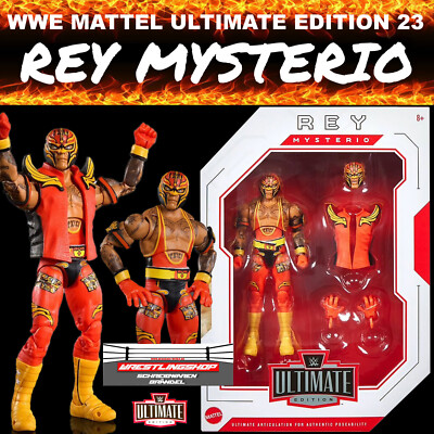 WWE MATTEL ULTIMATE EDITION SERIE 23 REY MYSTERIO WRESTLING FIGUR