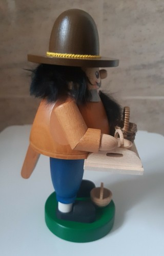 NUSSKNACKER Korbmacher 21 cm RG VOLKSKUNST GLÄSSER Nußknacker Seiffen Erzgebirge - Bild 5 von 10