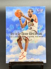 ALLEN IVERSON ~ 1999-2000 FLEER ULTRA #1HT “HEIR TO THE THRONE” RARE 90’s INSERT