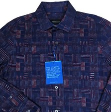 Mens BUGATCHI UOMO Classic Fit Shirt S Small ...