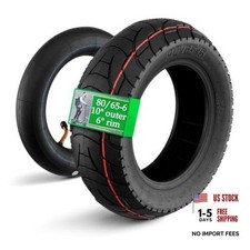 80/65-6 Scooter Tire Tube for All Seasons - Electric Scooter Tires 10x3"