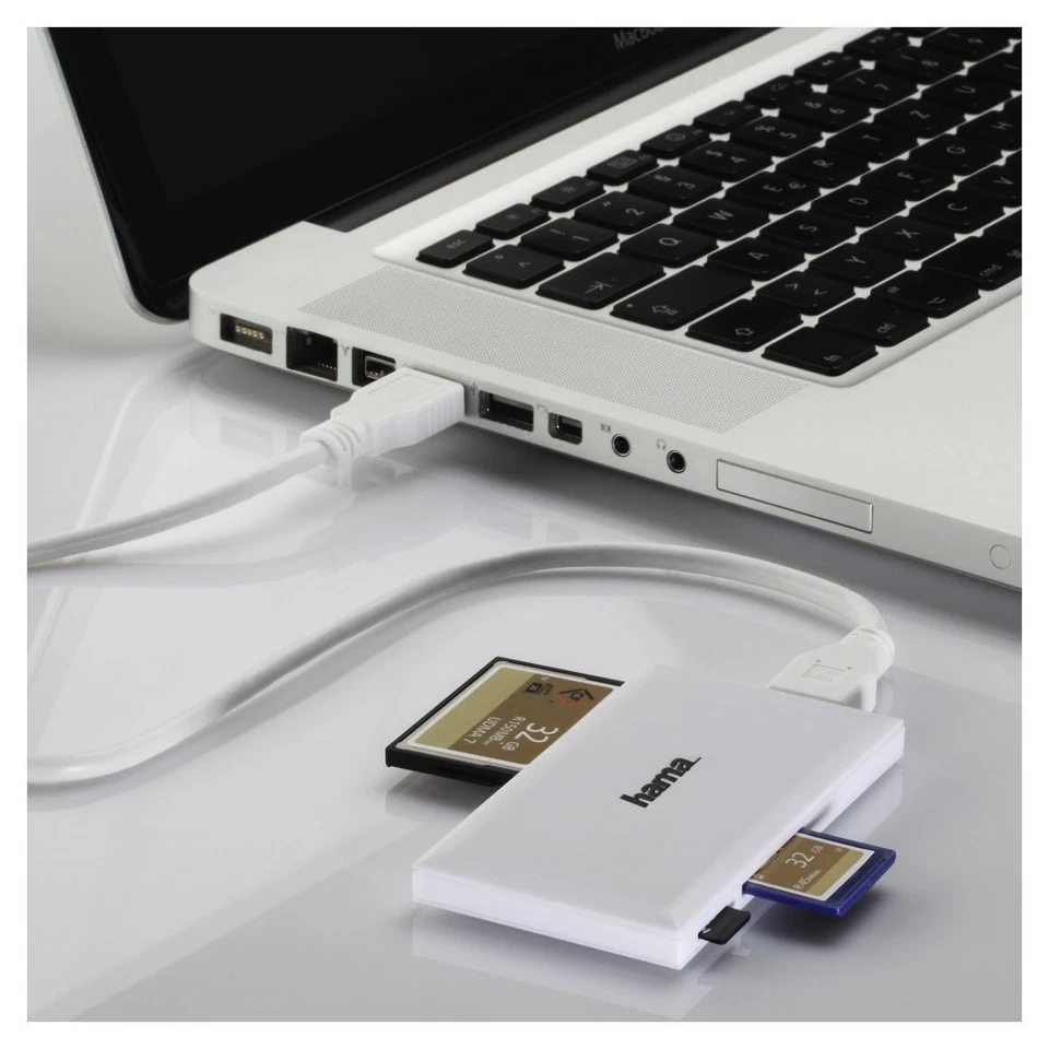 Hama 181017 USB 3.2 Gen 1 (3.1 Gen 1) Multi-Kartenleser MS Duo, MS PRO Duo, MS - Bild 4 von 4