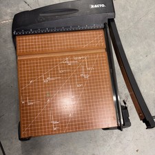 X-ACTO Heavy Duty Wood Based Guillotine Trimmer Model  26312 12" X 12"