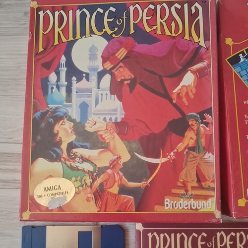 Prince Of Persia By Broderbund ~ Original Boxed Amiga Game GC - Photo 2/7